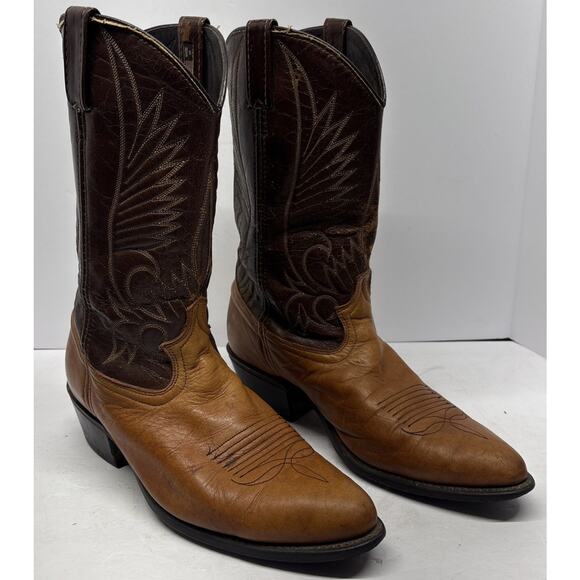 Acme Circle A cowboy boots SZ 10 1/2 D 4512 $$ main image 10